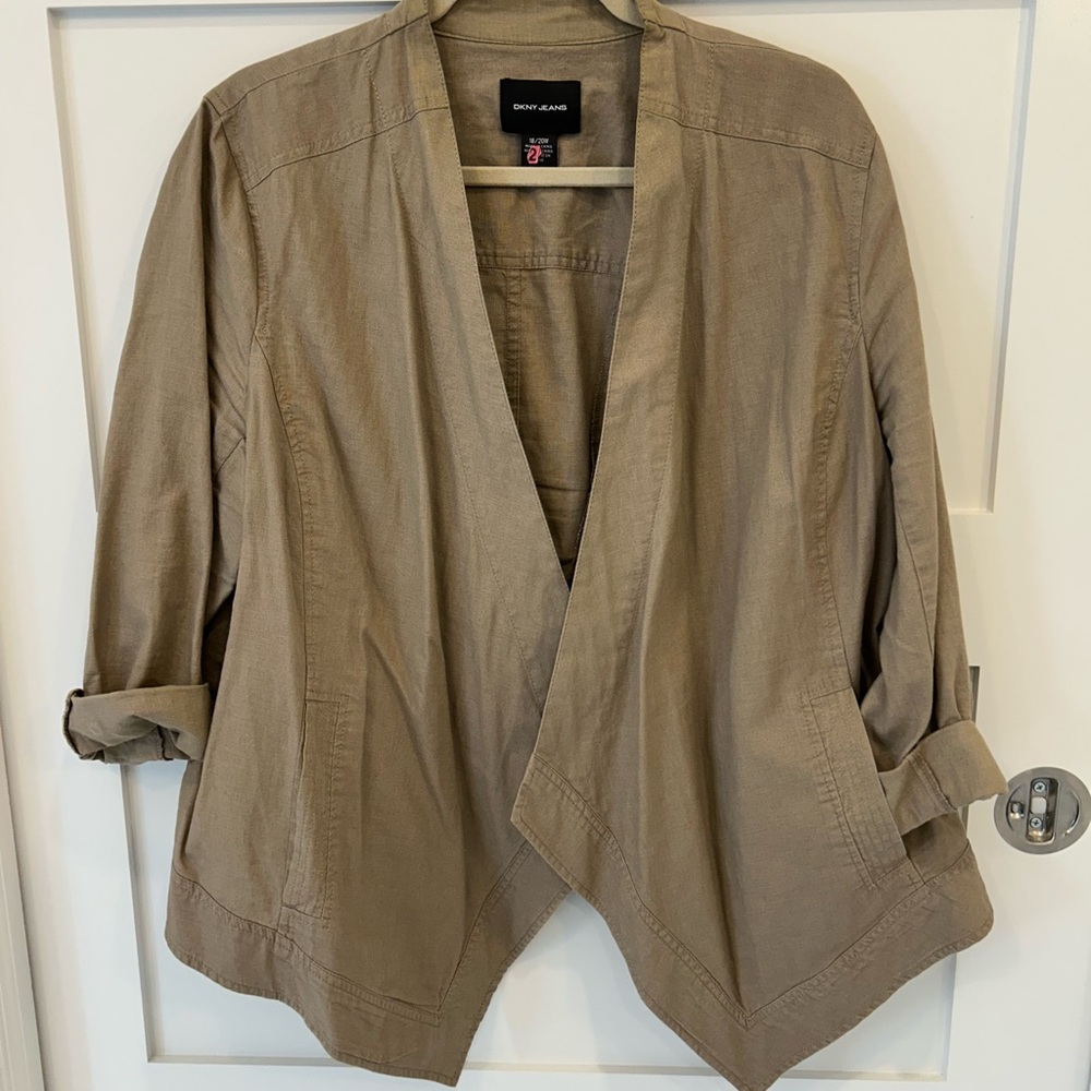 DKNY Tan Utility Jacket